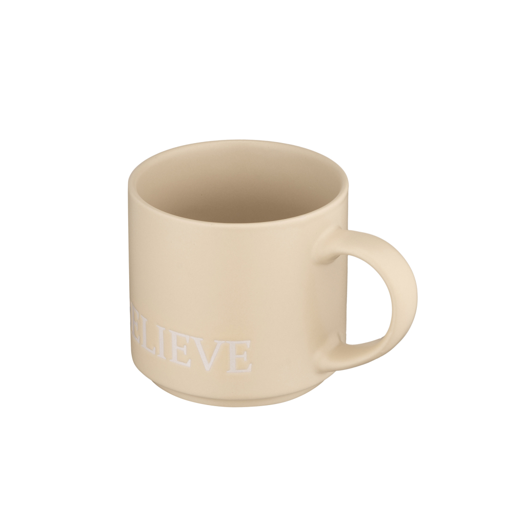 Чашка Ardesto Believe, 420мл, кераміка, жовтий (AR3043Y) - зображення 4