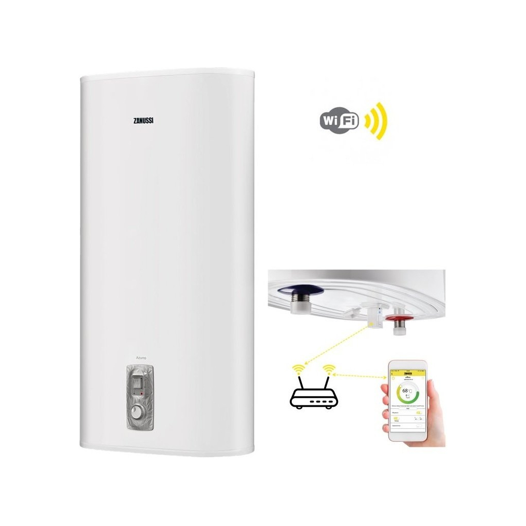 Бойлер Zanussi ZWH/S100AZURROPROWIFI - зображення 5