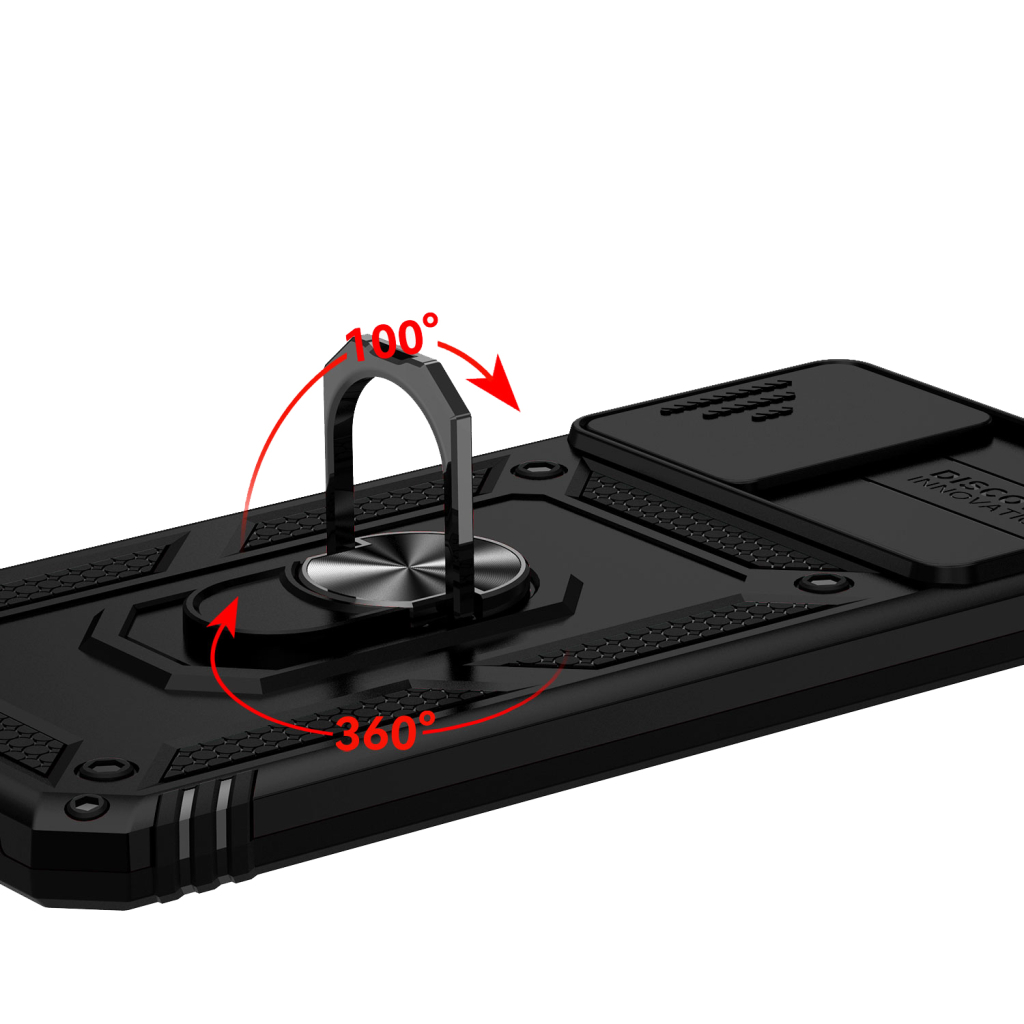 Чохол до мобільного телефона BeCover Military Vivo Y33s / Y21 Black (708834) - зображення 4