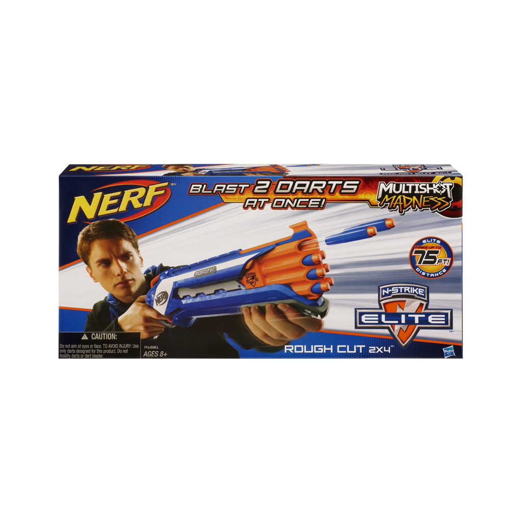 Іграшкова зброя Hasbro Nerf Elite Rough Cut 2X4 (A1691) - зображення 1