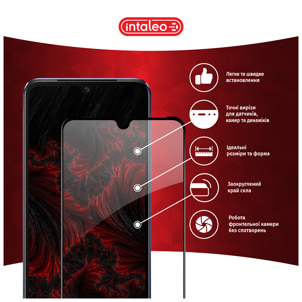 Скло захисне Intaleo Full Glue Vivo V21 (1283126528484) - зображення 3