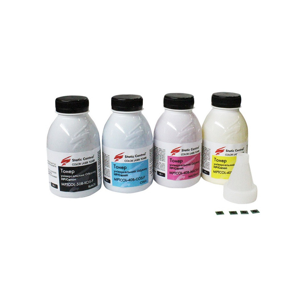 Тонер Static Control Canon 731, CMYK+CH (KIT-MPTCOL-U37) - зображення 1