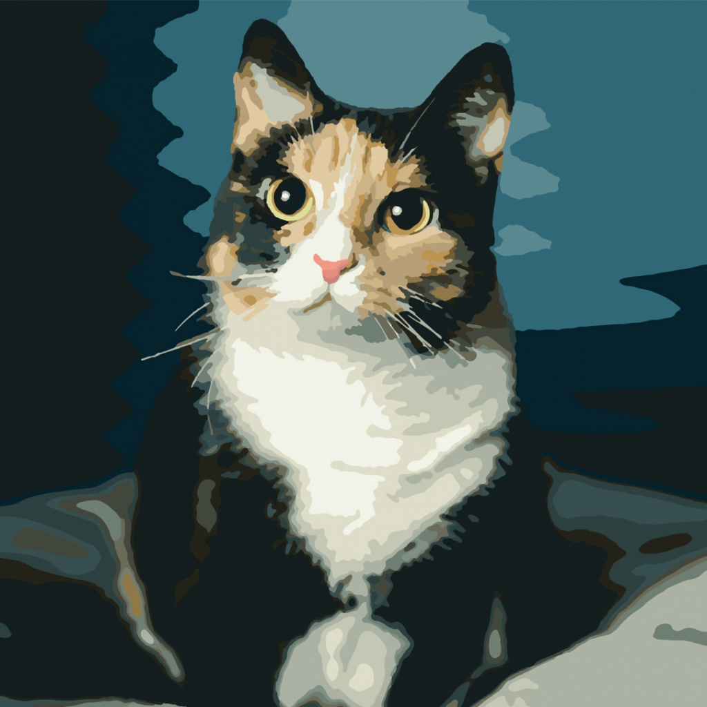 Картина по номерам Santi Триколірне щастя 40*50 см (954022) - зображення 1