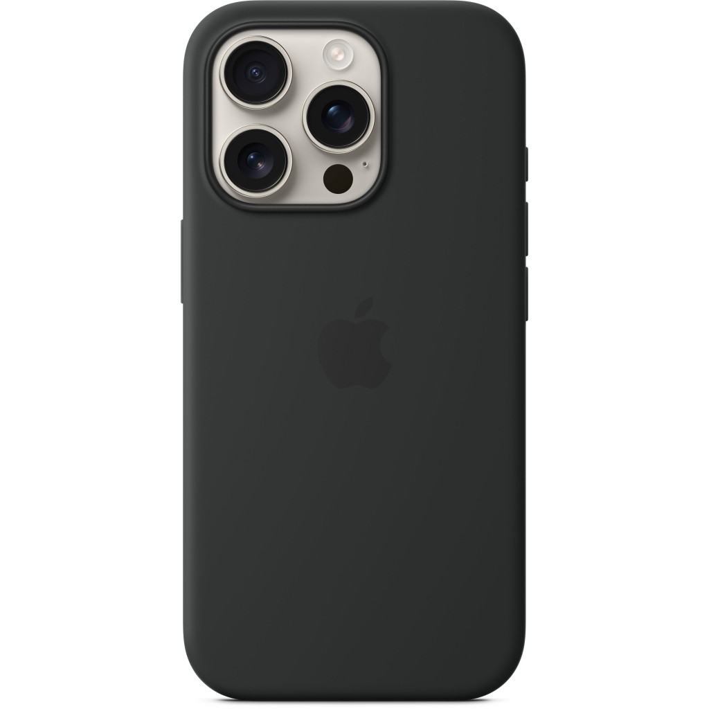 Чохол до мобільного телефона Apple iPhone16 Pro Silicone Case with MagSafe - Black (MYYJ3ZM/A) - зображення 3
