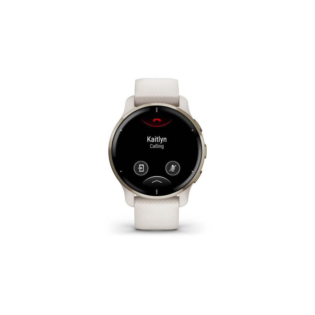 Смарт-годинник Garmin Venu 2 Plus, Ivory + Cream Gold, GPS (010-02496-12) - зображення 2