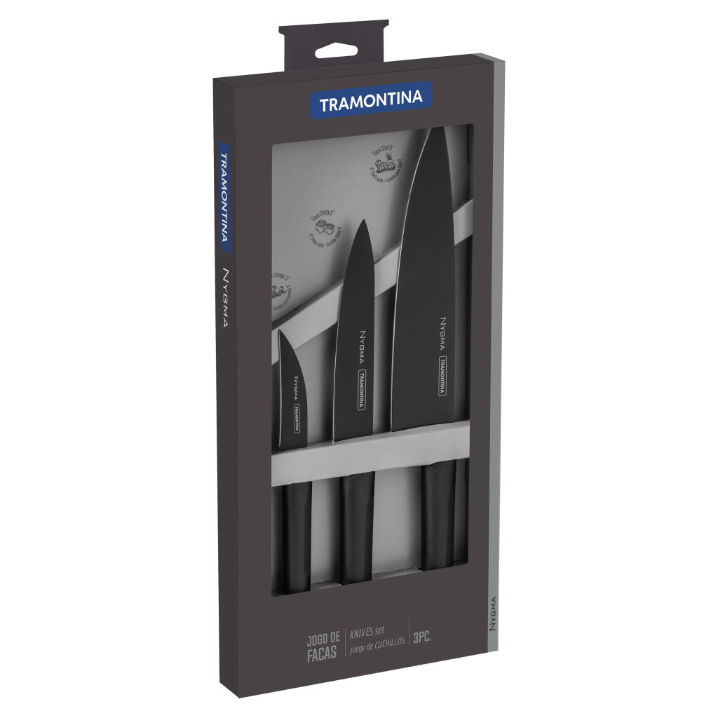 Набір ножів Tramontina Nygma 3 шт (23699/080) - зображення 4