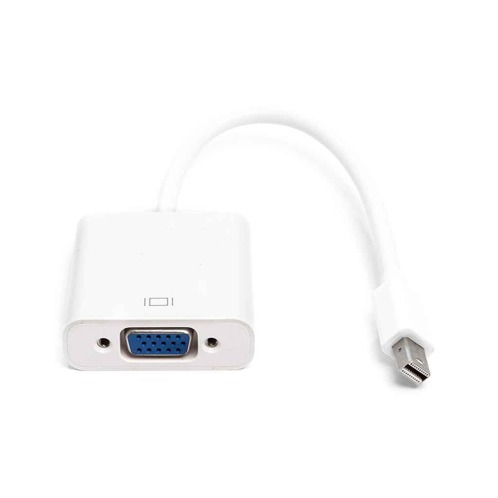 Перехідник mini DisplayPort (Thunderbolt) (M) to VGA (F), 0.15m PowerPlant (CA911899) - зображення 1