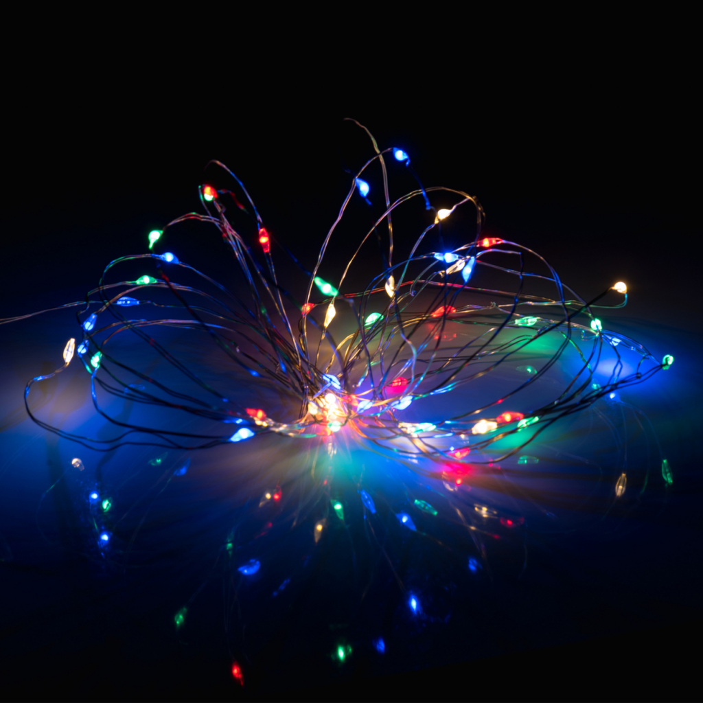 Гірлянда YES! Fun Нитка на мідному дроті 50 LED Різнокольорова 5 м Статична USB (975039) - зображення 3