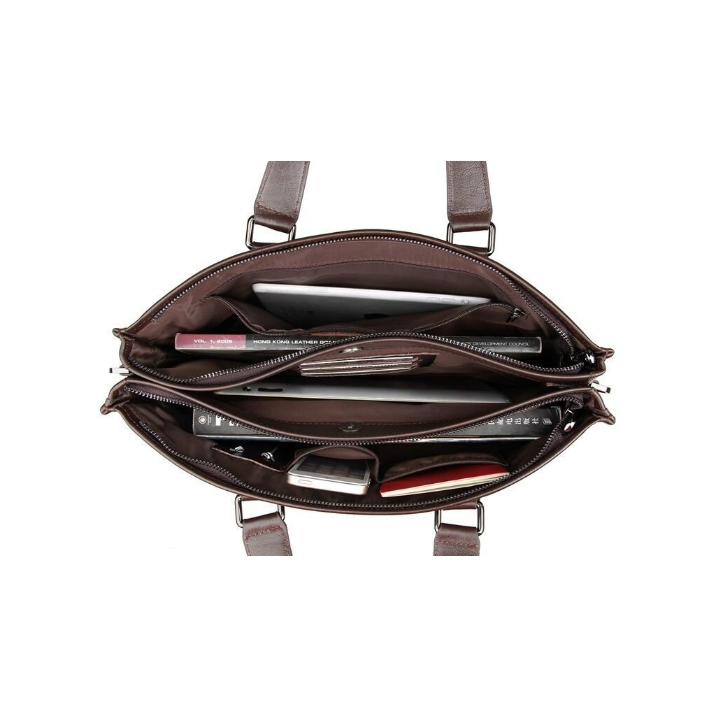 Сумка Vintage Коричнева (14399) - зображення 11