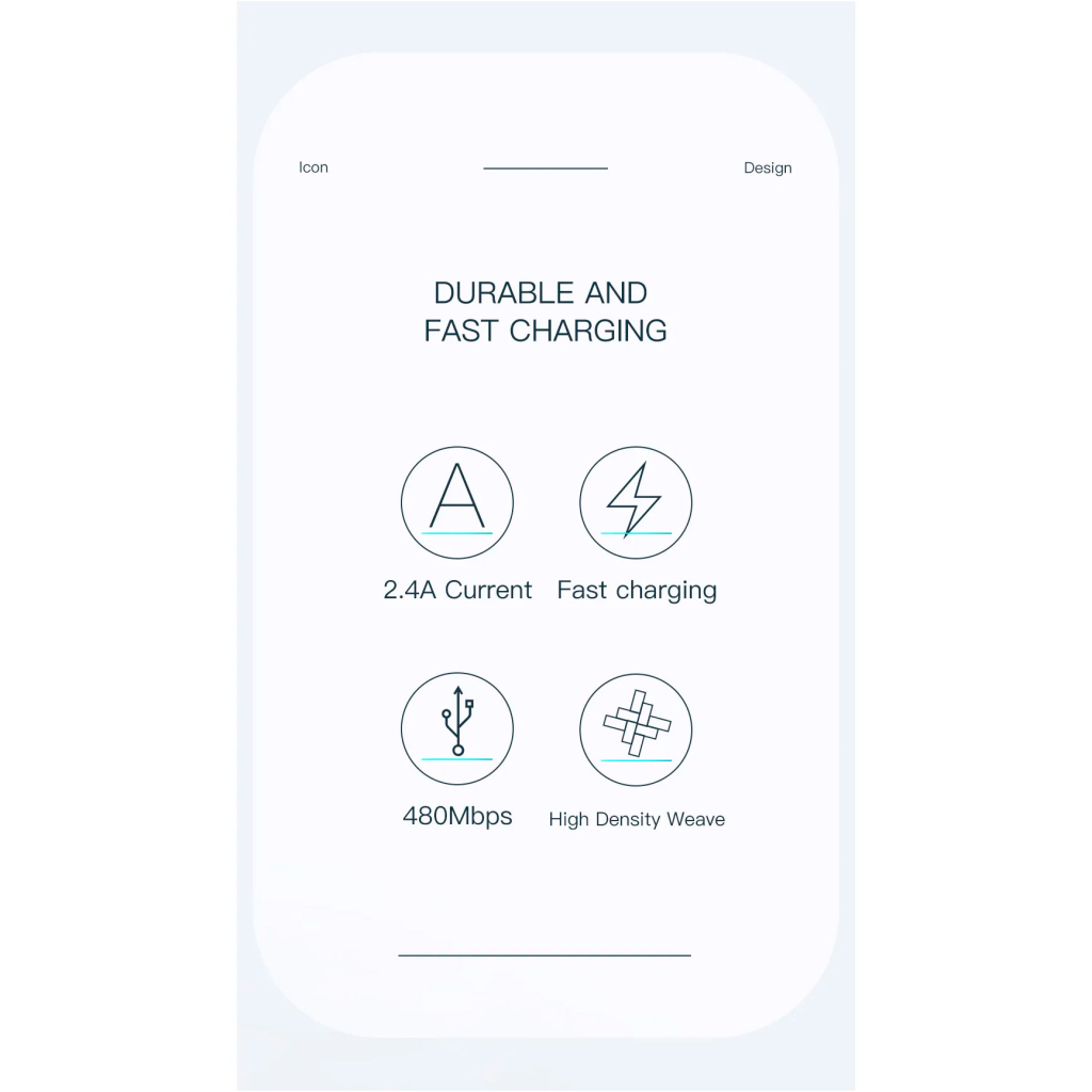 Дата кабель USB 2.0 AM to Micro 5P 1.0m 3A black Essager (EXCM-LS01) - picture 9