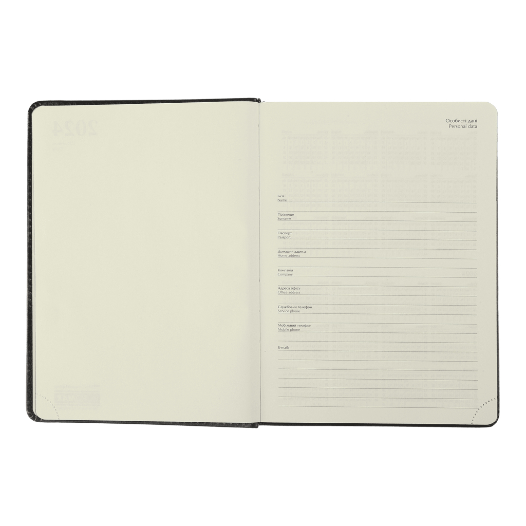 Тижневик Buromax датований 2024 ORION, А5 сірий (BM.2150-09) - изображение 6