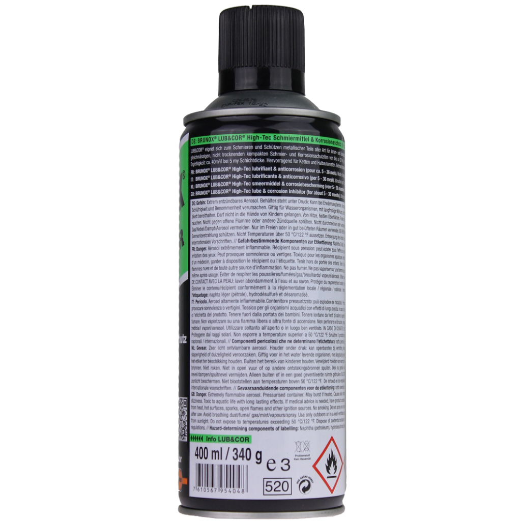 Мастило для зброї Brunox Lub Cor 400 мл (BRG040LUBCOR) - изображение 5