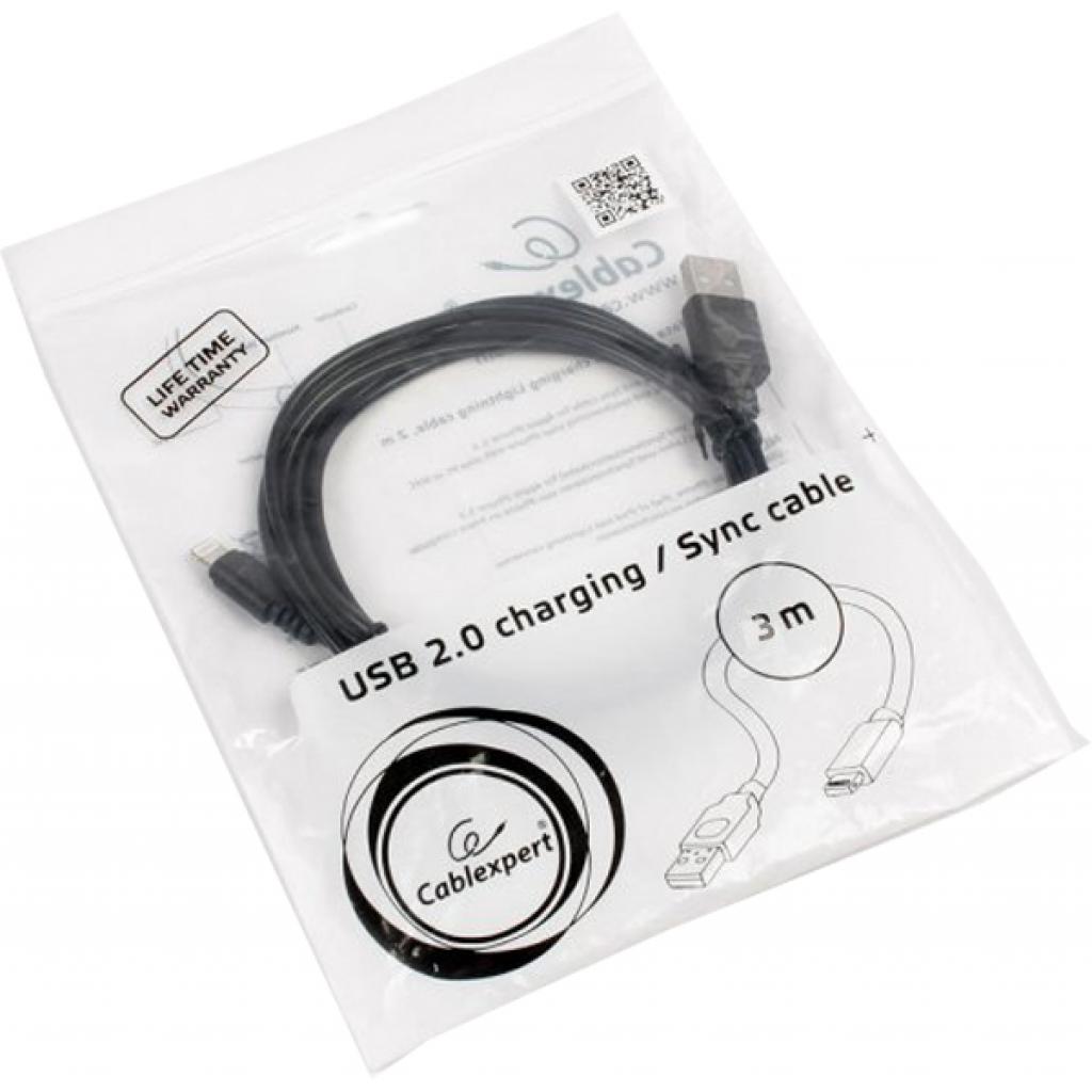 Дата кабель USB 2.0 AM to Micro 5P 3.0m Cablexpert (CCP-mUSB2-AMBM-10) - зображення 4
