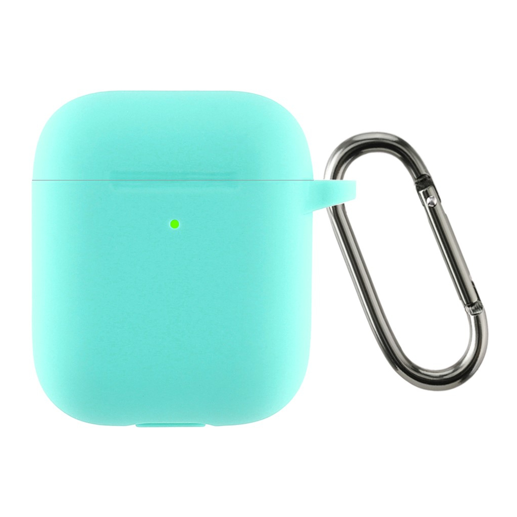 Чохол для навушників Armorstandart Ultrathin Silicone Case With Hook для Apple AirPods 2 Mint Green (ARM59686) - зображення 1