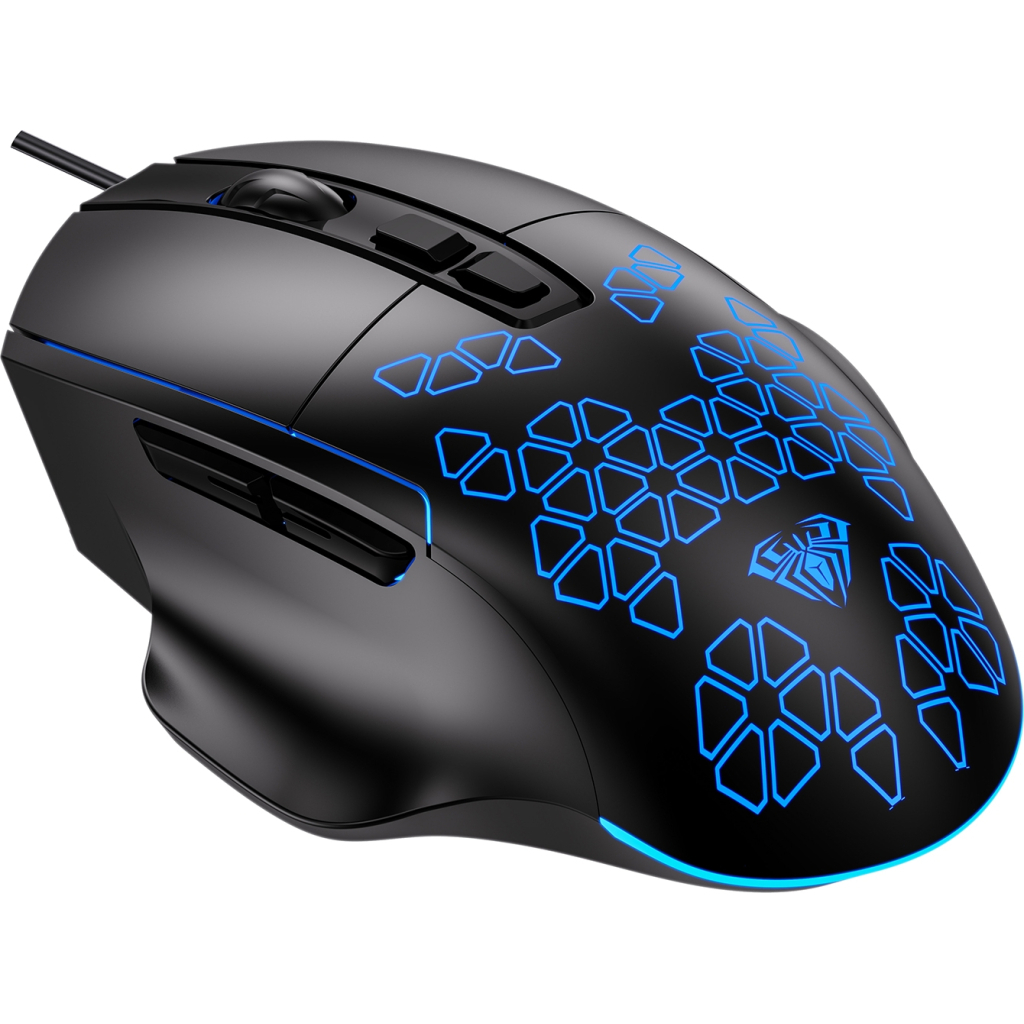 Мишка Aula F812 USB Black (6948391213132) - зображення 1