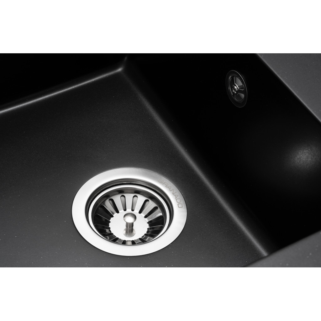 Мийка кухонна GRANADO Alicante black shine (gr2401) - зображення 4