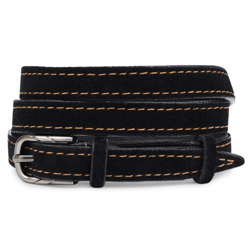 Ремінь Vintage Замшевий жіночий Чорний (20756) - зображення 1