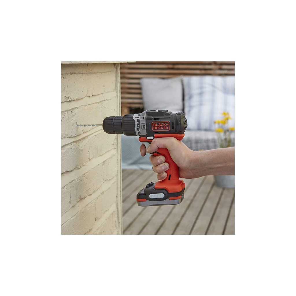 Шуруповерт Black&Decker BDCHD12S1 - зображення 3