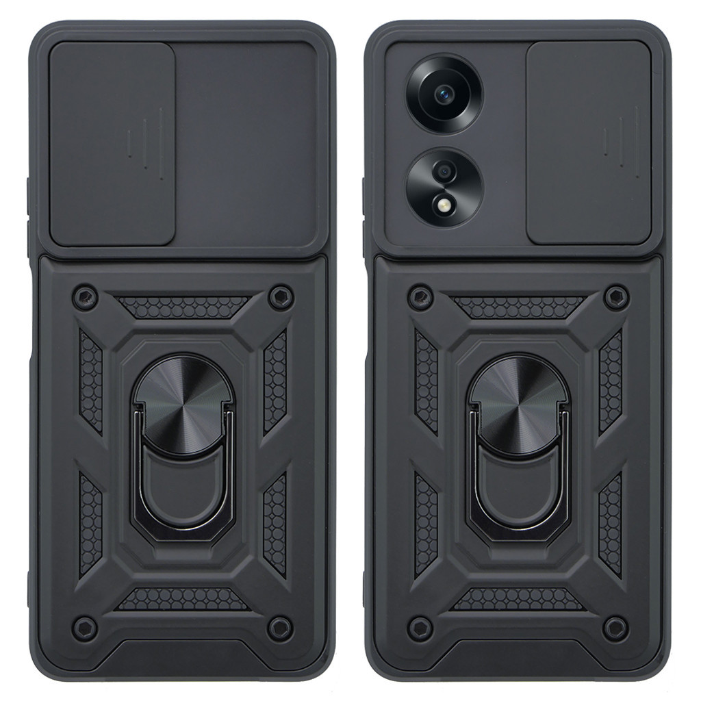 Чохол до мобільного телефона BeCover Military Oppo A38 Black (710714) - зображення 2