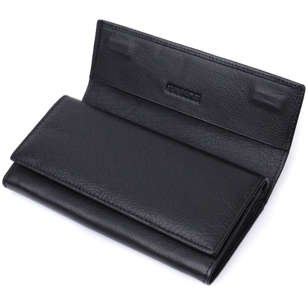 Гаманець ST Leather З натуральної шкіри Чорний (22696) - зображення 5
