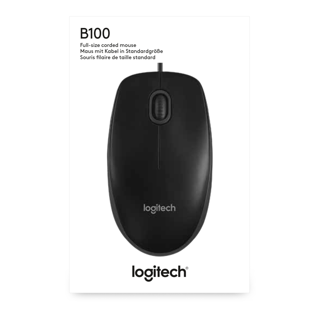 Мишка Logitech B100 Black (910-003357) - зображення 7