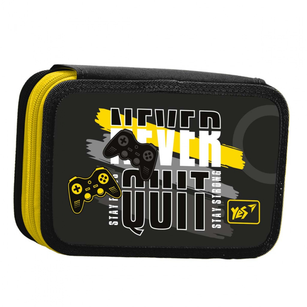 Пенал Yes HP-01 твердий подвійний Never Quit (533392) - зображення 1
