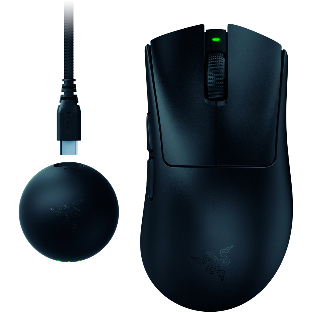 Мишка Razer DeathAdder V4 Pro Wireless/USB Black (RZ01-05330100-R3G1) - зображення 1