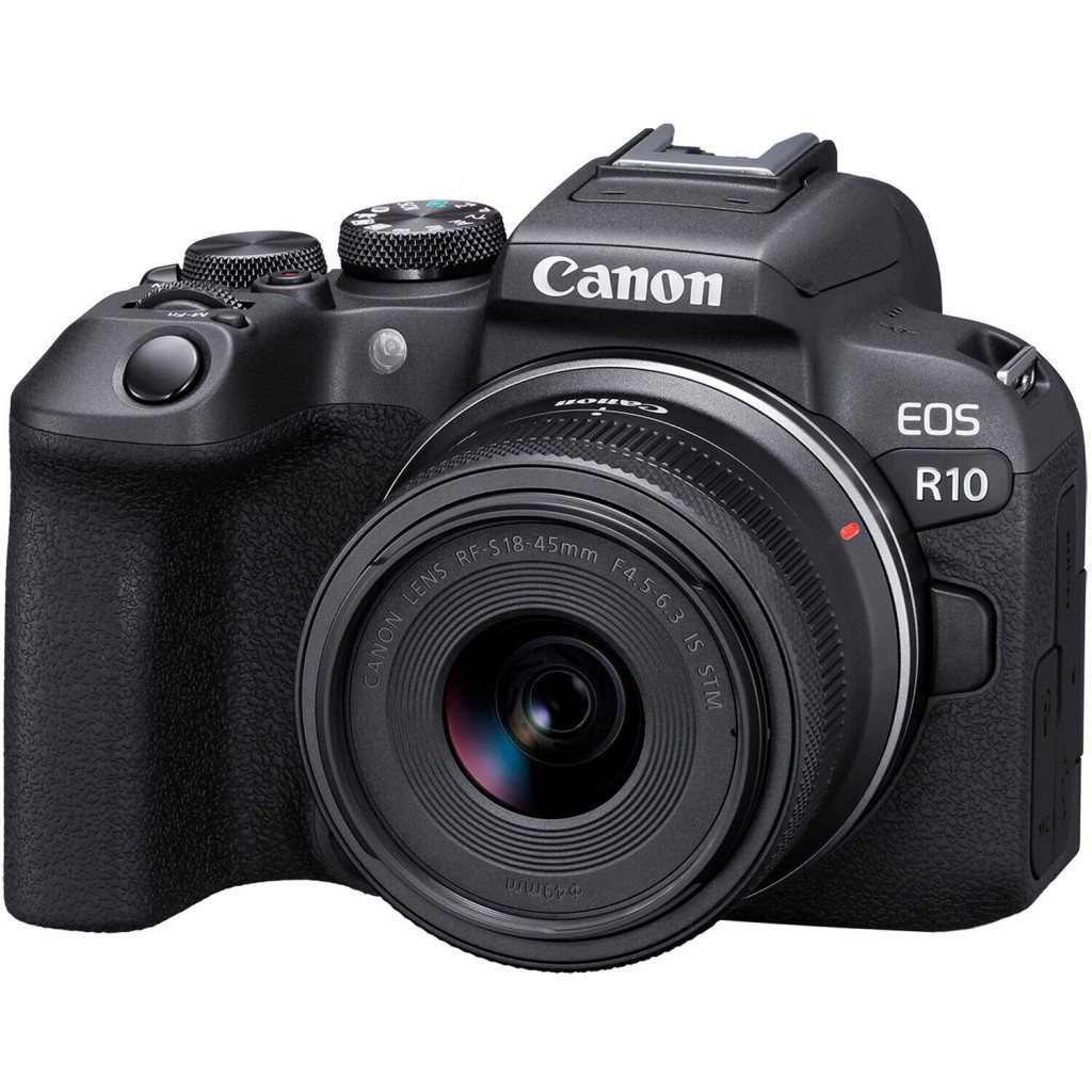 Цифровий фотоапарат Canon EOS R10 + RF-S 18-45 IS STM + adapter EF-RF (5331C033) - зображення 1