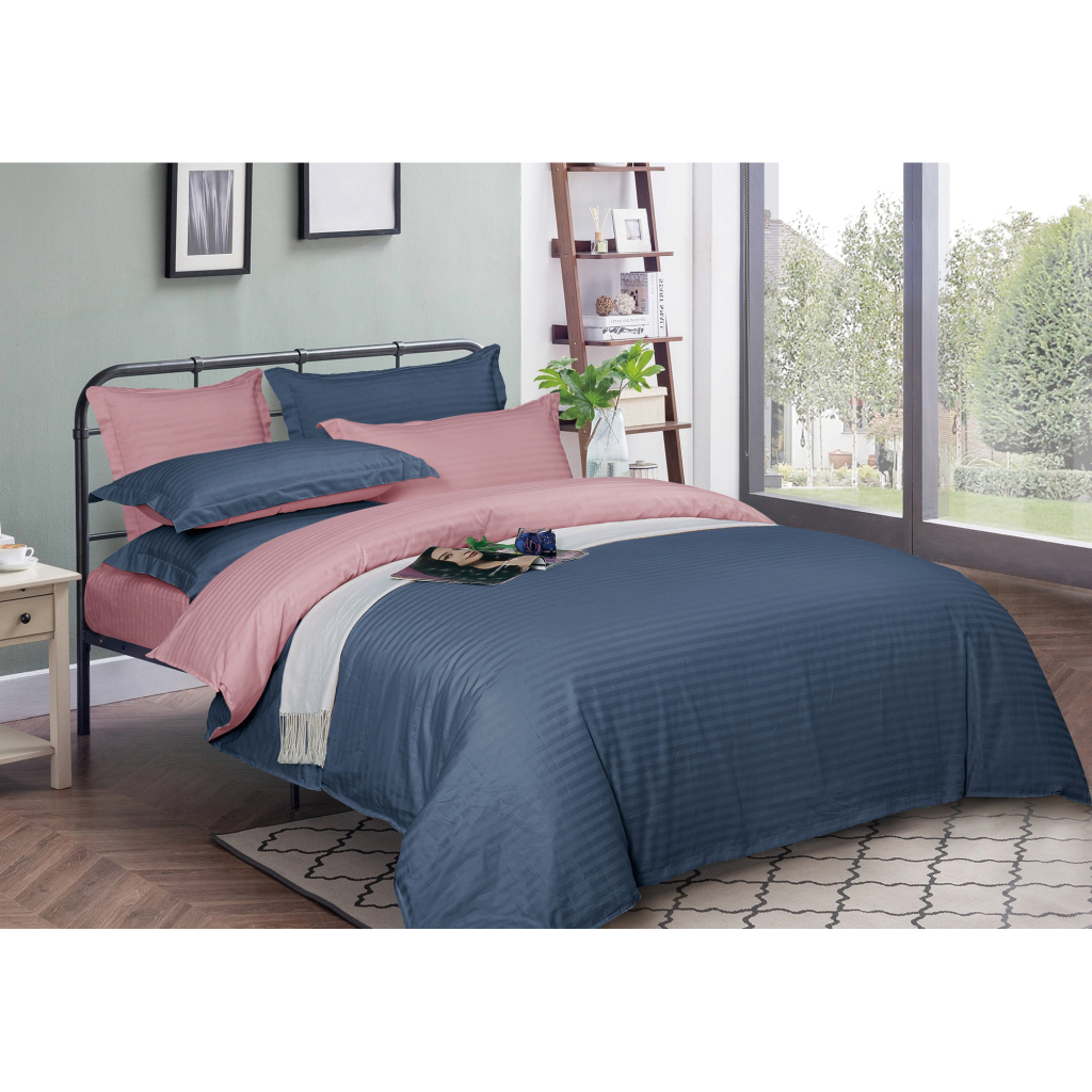 Підковдра MirSon Satin Stripe 30-0020 + 30-0007 Edarin 143х210 см (2200005265819) - зображення 1