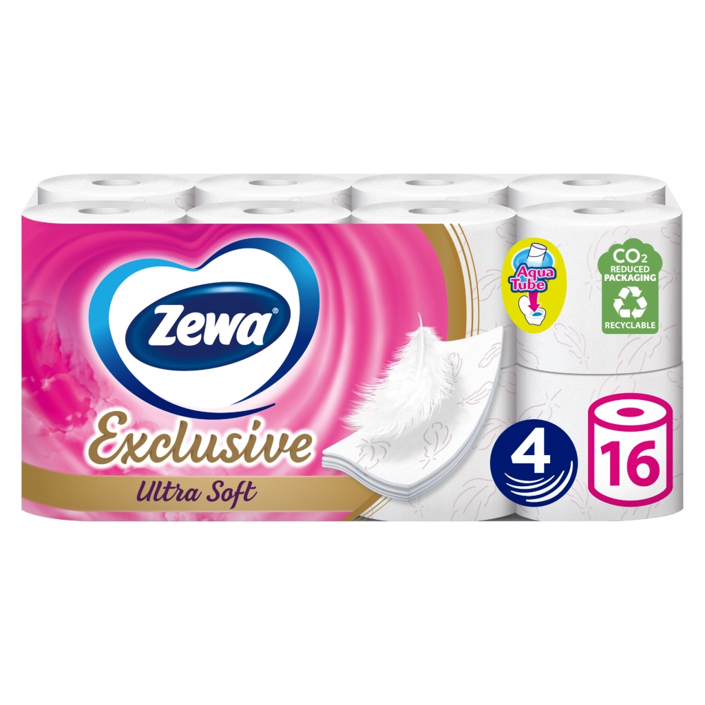 Туалетний папір Zewa Exclusive Ultra Soft 4 шари 16 рулонів (7322541188812) - зображення 2