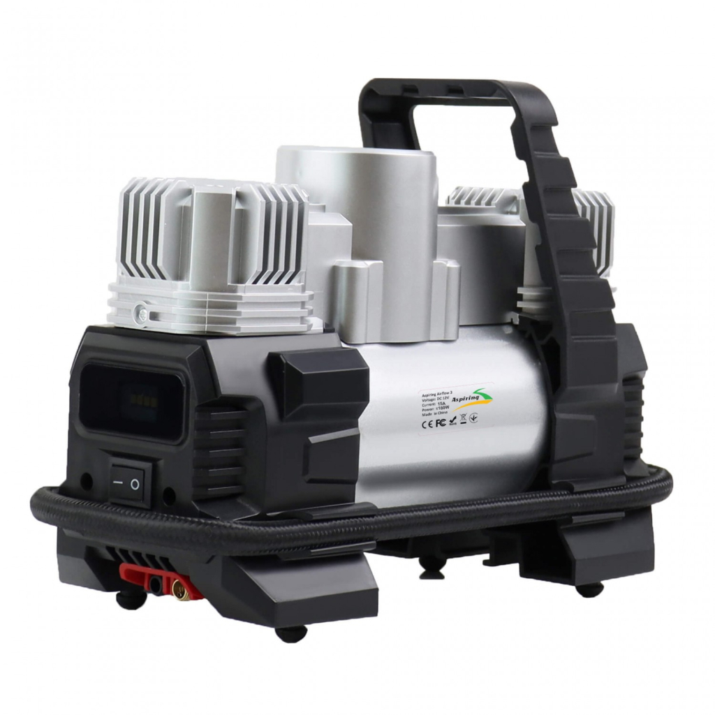 Автомобільний компресор Aspiring Airflow 3 metal 85L 180W - изображение 2