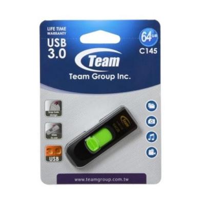 USB флеш накопичувач Team 64GB C145 Green USB 3.0 (TC145364GG01) - зображення 5