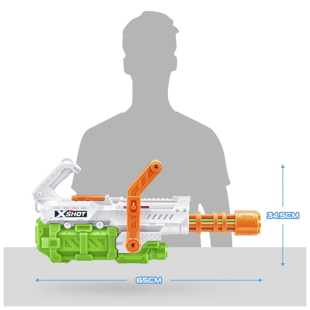 Іграшкова зброя Zuru X-Shot Гідрогармата Fast Fill Hydro Cannon (118112R) - зображення 7
