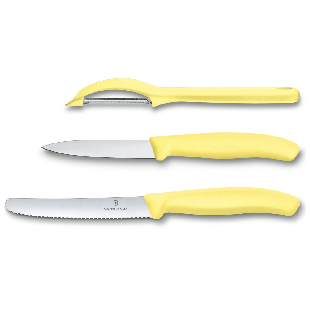 Набір ножів Victorinox SwissClassic Paring Set 3 шт Universal Yellow (6.7116.31L82) - зображення 2
