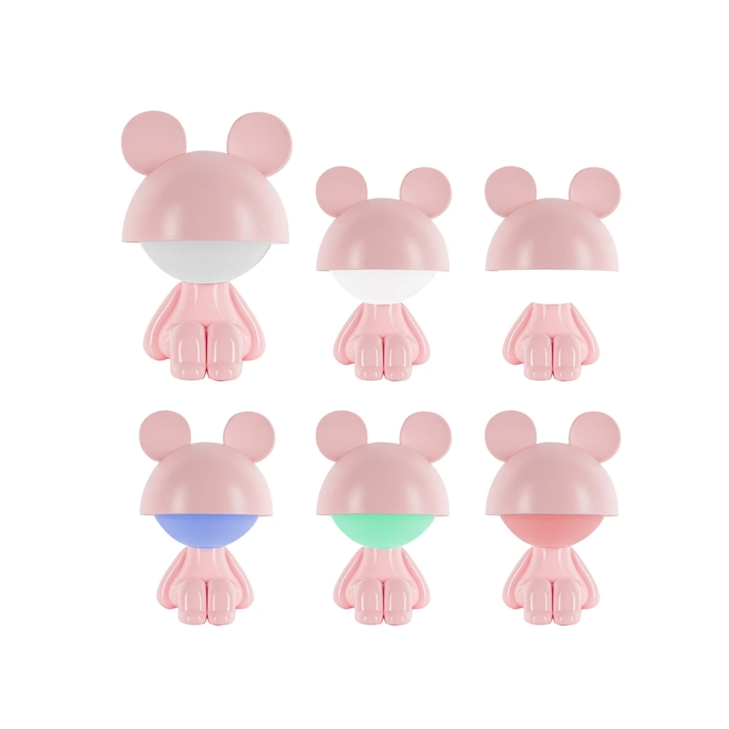 Нічник Kite Світильник LED з акумулятором Cute Mouse, рожевий (K25-316-2-2) - зображення 4