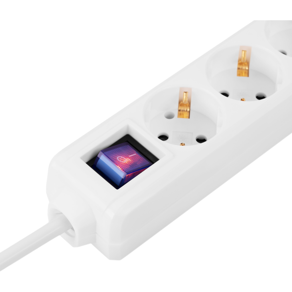 Мережевий подовжувач 2E 2E-U06ESM3WH - зображення 4