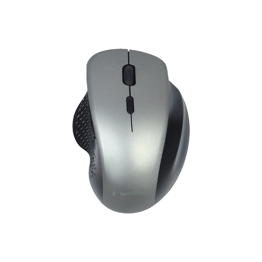 Мишка Gembird MUSW-6B-02-BG Wireless Black-Spacegrey (MUSW-6B-02-BG) - зображення 1