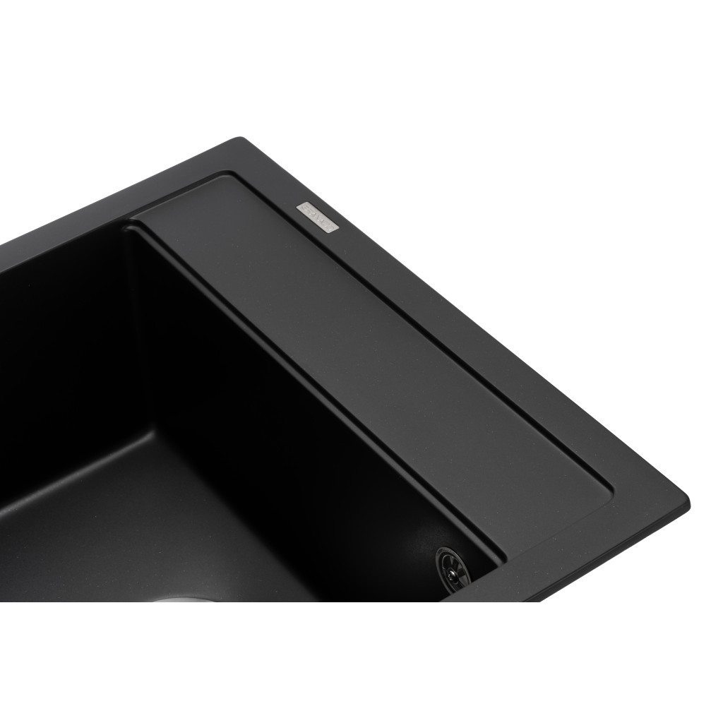 Мийка кухонна GRANADO MERIDA black shine (gr0301) - зображення 3