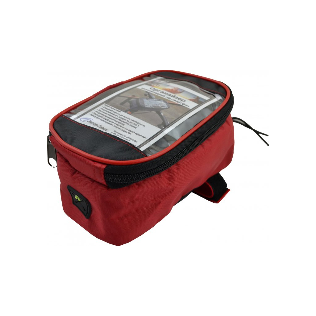 Велосумка нарамна Poputchik під смартфон 20х12х10 см Red (MFV63306-005) - изображение 2