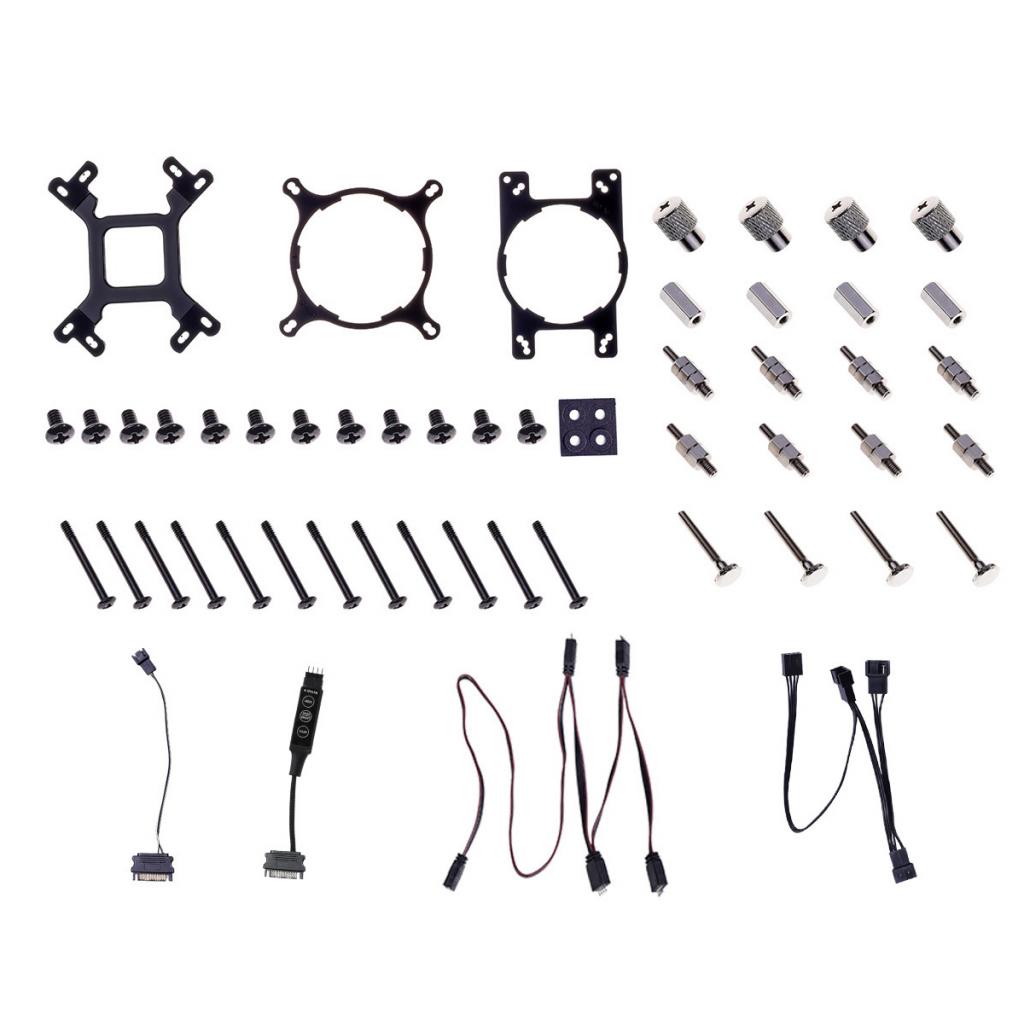 Система рідинного охолодження ID-Cooling Auraflow X 360 Snow - зображення 9