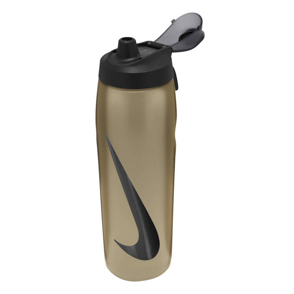 Пляшка для води Nike Refuel Bottle Locking Lid 32 OZ золотистий, чорний 946 мл N.100.7670.728.32 (887791745279) - зображення 1
