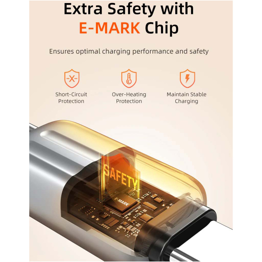 Дата кабель USB-C to USB-C 2.0m PD240W Cabletime (CA915736) - зображення 2