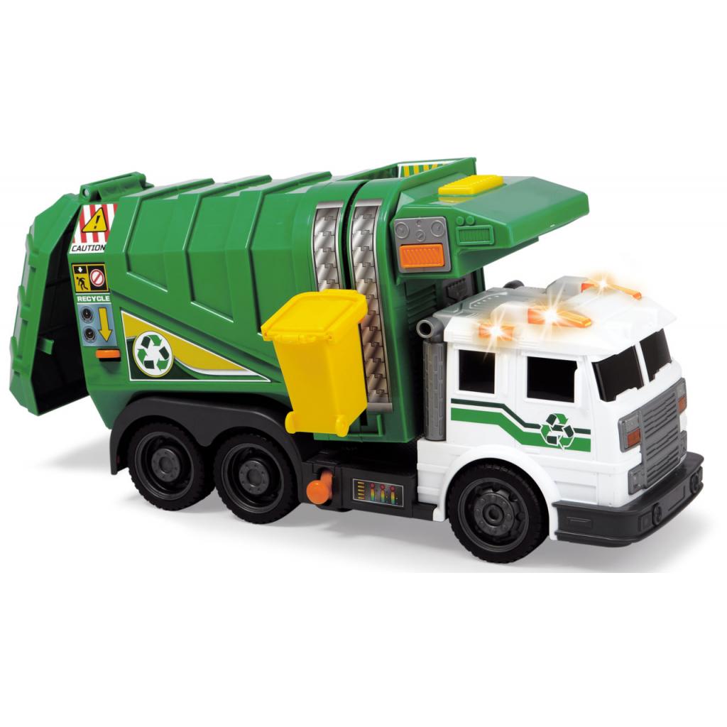 Спецтехніка Dickie Toys Сміттєвоз Чисте місто з контейнером (1137008) - зображення 2