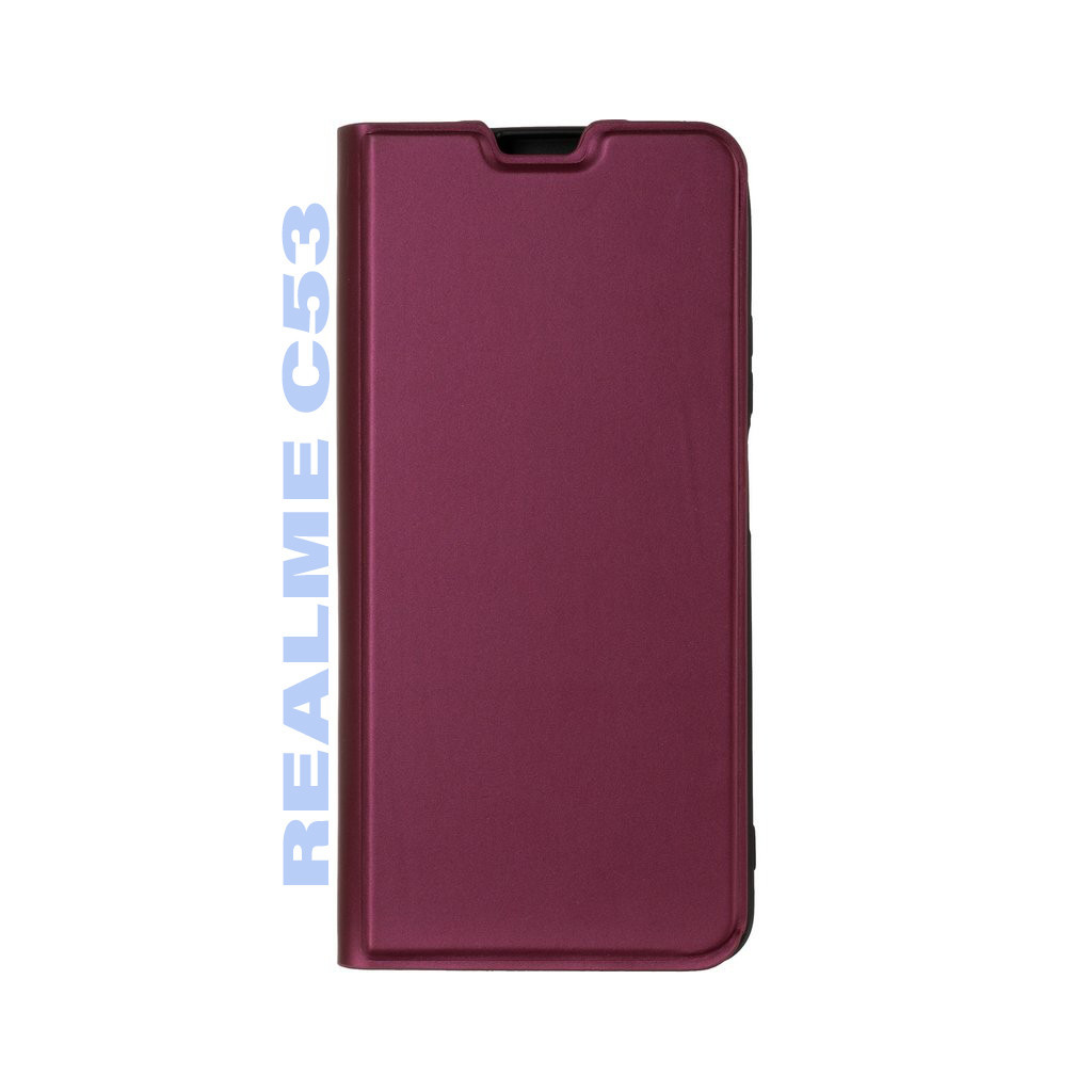 Чохол до мобільного телефона BeCover Exclusive New Style Realme C53 Red Wine (711203) - зображення 1