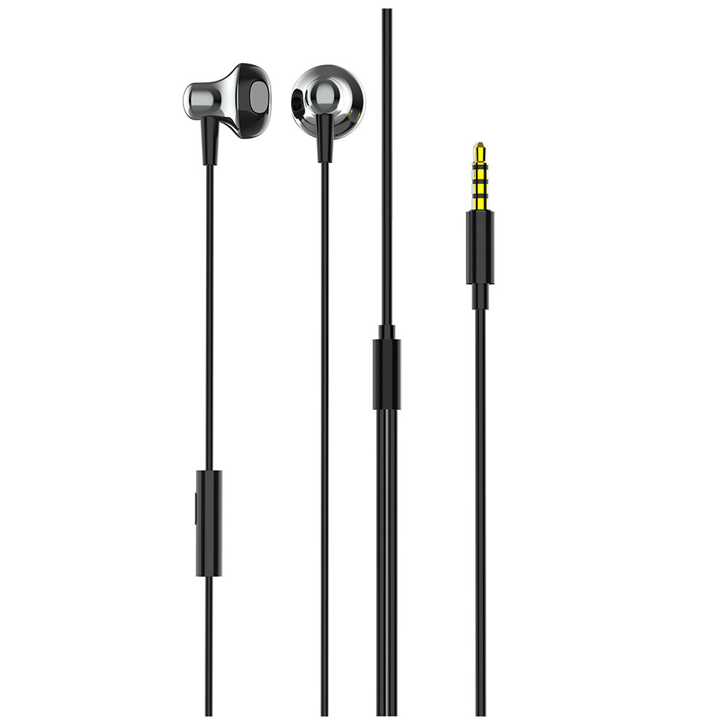 Навушники ColorWay Slim 3.5 mm Wired Earphone Blast 1 Black (CW-WD01BK) - зображення 2