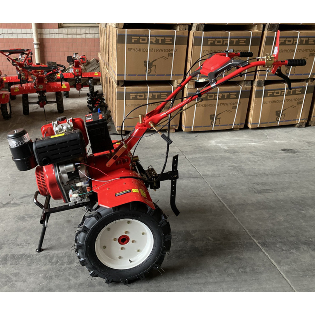 Культиватор Forte 1350Е, колеса 12", 9кс (113390) - зображення 3