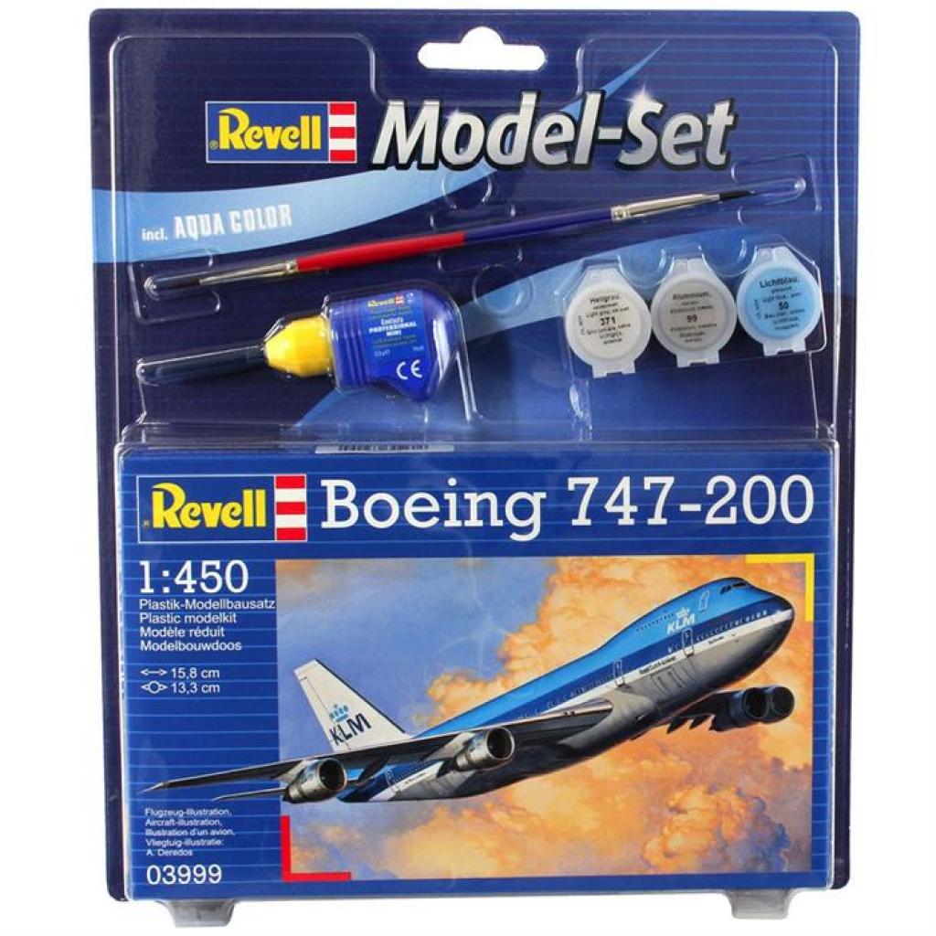 Збірна модель Revell Літак Boeing 747-200 1:450 (63999) - зображення 1
