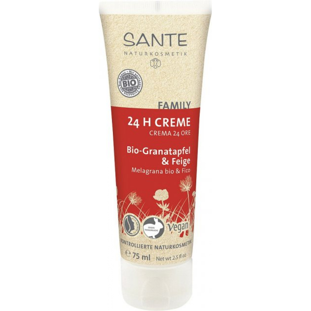 Крем для обличчя Sante з Гранатом та інжиром 24-годинний захист і догляд 75 мл (4025089076667) - зображення 1
