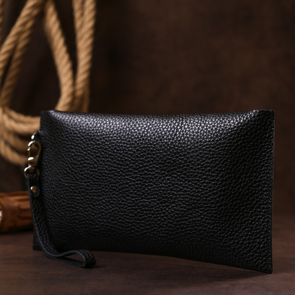 Косметичка Shvigel Шкіряна тревел Чорна (16416) - зображення 9