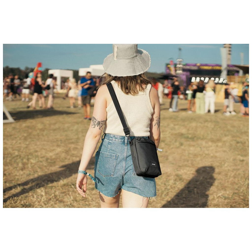 Сумка Pacsafe GO Festival Crossbody Чорна (35170130) - зображення 9